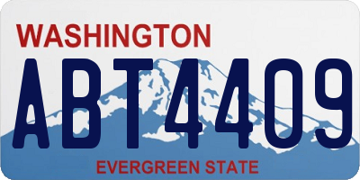 WA license plate ABT4409