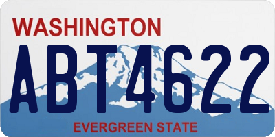 WA license plate ABT4622