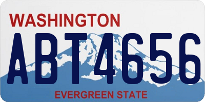 WA license plate ABT4656