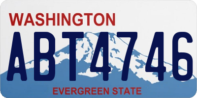 WA license plate ABT4746