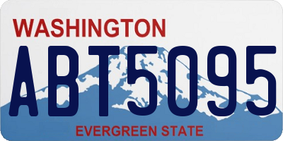 WA license plate ABT5095