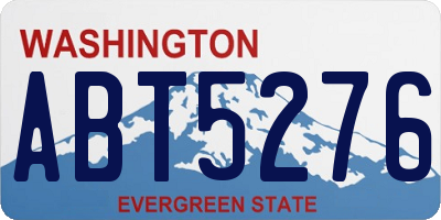 WA license plate ABT5276