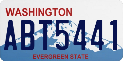 WA license plate ABT5441