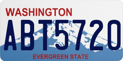 WA license plate ABT5720