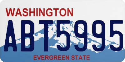 WA license plate ABT5995