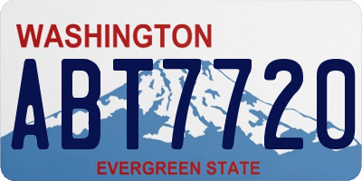 WA license plate ABT7720