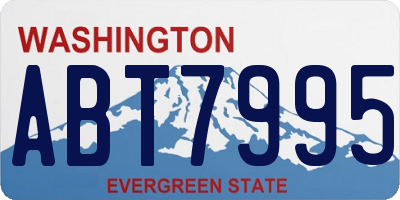 WA license plate ABT7995