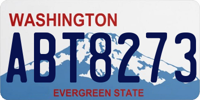 WA license plate ABT8273