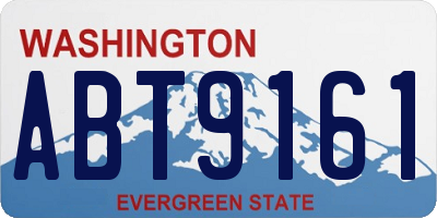 WA license plate ABT9161