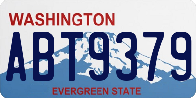 WA license plate ABT9379