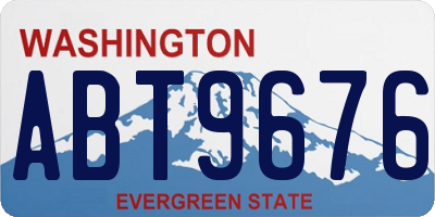 WA license plate ABT9676