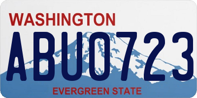 WA license plate ABU0723