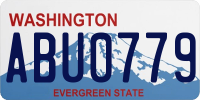 WA license plate ABU0779