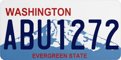 WA license plate ABU1272