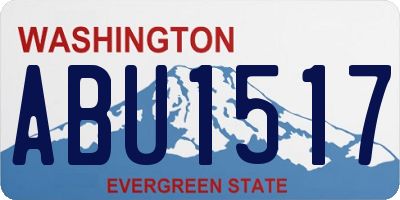 WA license plate ABU1517