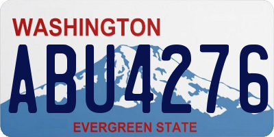 WA license plate ABU4276