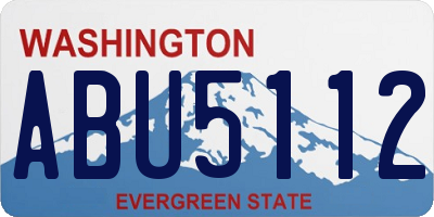 WA license plate ABU5112