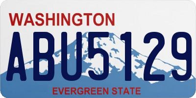 WA license plate ABU5129