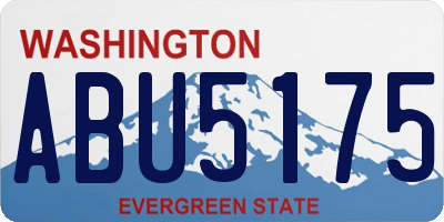 WA license plate ABU5175