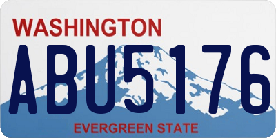 WA license plate ABU5176