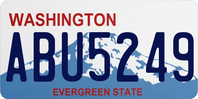 WA license plate ABU5249