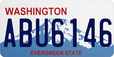 WA license plate ABU6146