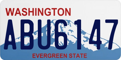 WA license plate ABU6147