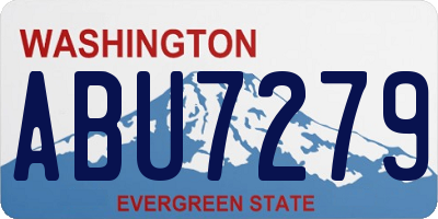 WA license plate ABU7279