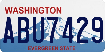 WA license plate ABU7429