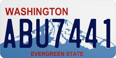 WA license plate ABU7441