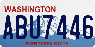 WA license plate ABU7446