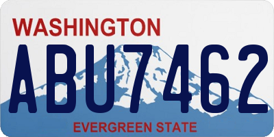 WA license plate ABU7462