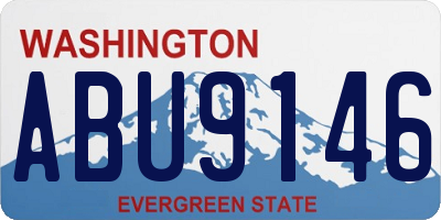 WA license plate ABU9146
