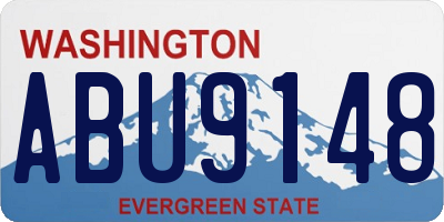 WA license plate ABU9148