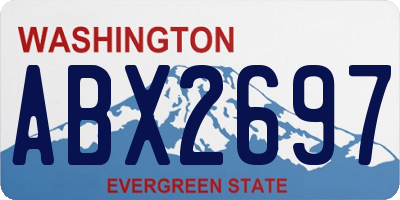 WA license plate ABX2697