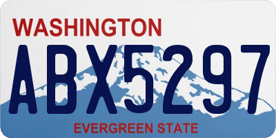 WA license plate ABX5297