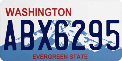 WA license plate ABX6295