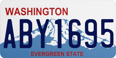 WA license plate ABY1695