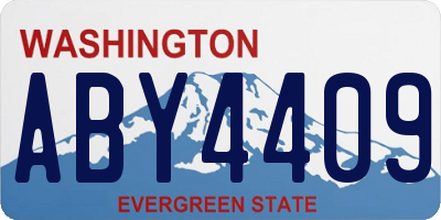 WA license plate ABY4409