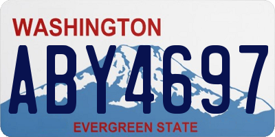 WA license plate ABY4697
