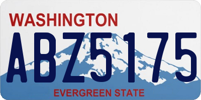 WA license plate ABZ5175