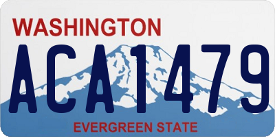 WA license plate ACA1479