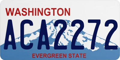WA license plate ACA2272