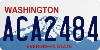 WA license plate ACA2484