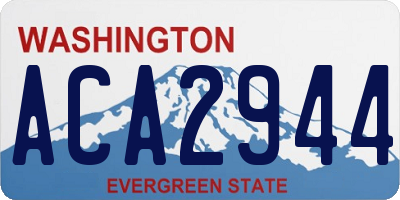WA license plate ACA2944