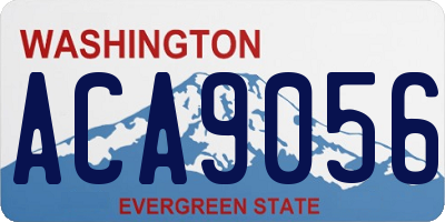 WA license plate ACA9056