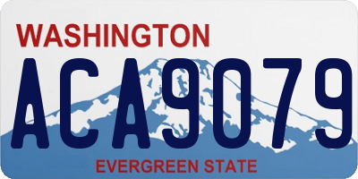 WA license plate ACA9079