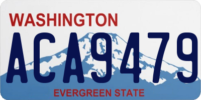 WA license plate ACA9479