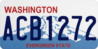 WA license plate ACB1272
