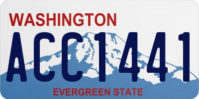 WA license plate ACC1441